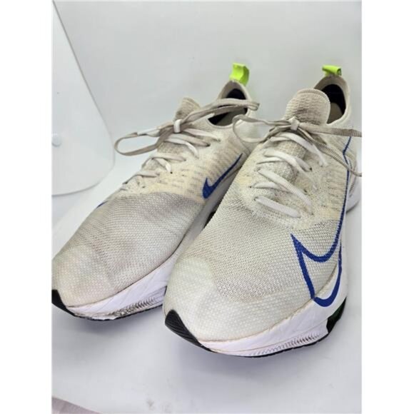 Nike Air Zoom Tempo Next% Flyknit Shoes Mens 9.5 White Running Athletic Sneakers main image 6